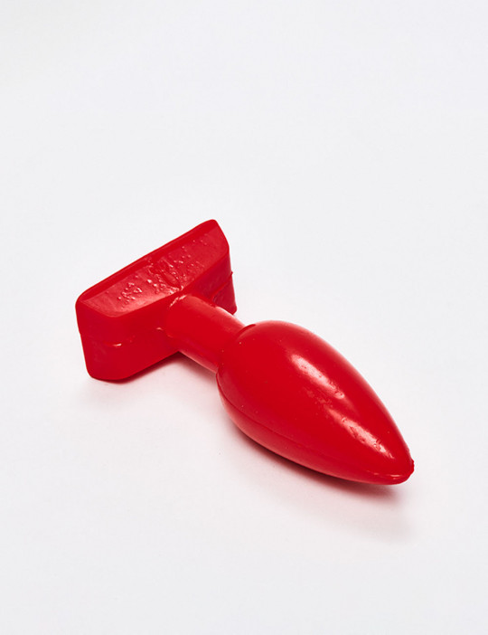 Plug anal - Raise - 11 cm - Rojo