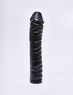 Consolador XL All Black 38 cm