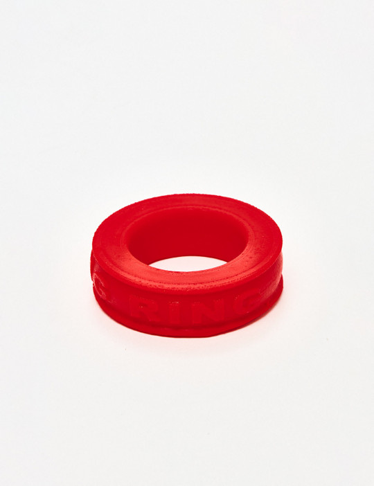 Anillo Para Pene En Silicona – Oxballs – Pig Ring – Rojo