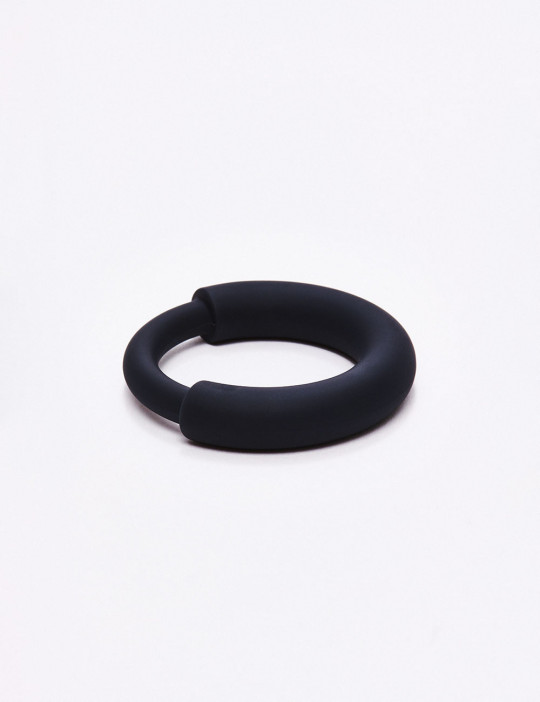 Anillo Para Pene En Silicona – Steel Fusion Ring Boost – Talla L – Negro