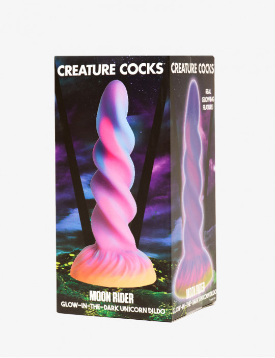 Dildo Unicornio Fosforescente - Moon Rider 4