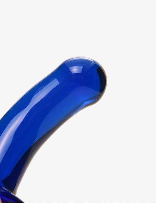 SATISFYER Dildo Doble Crystal Azul 6