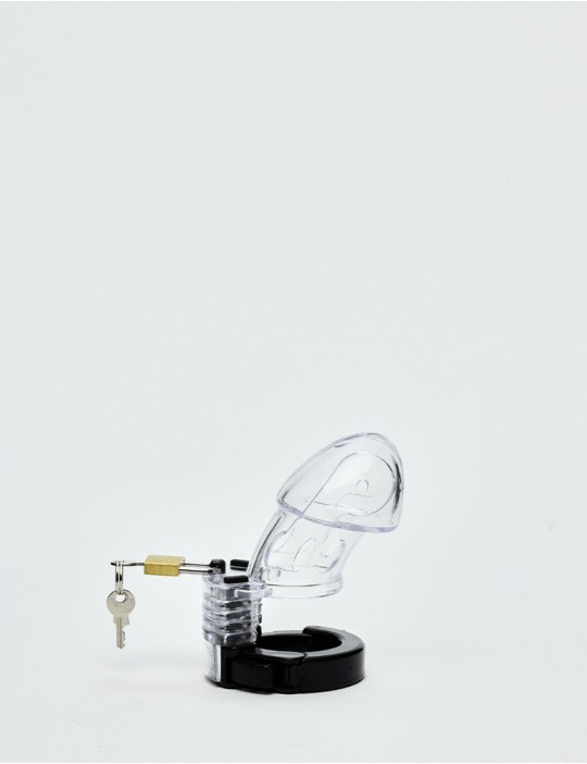 BRUTUS Alpha Cage - Chastity Cage - Clear