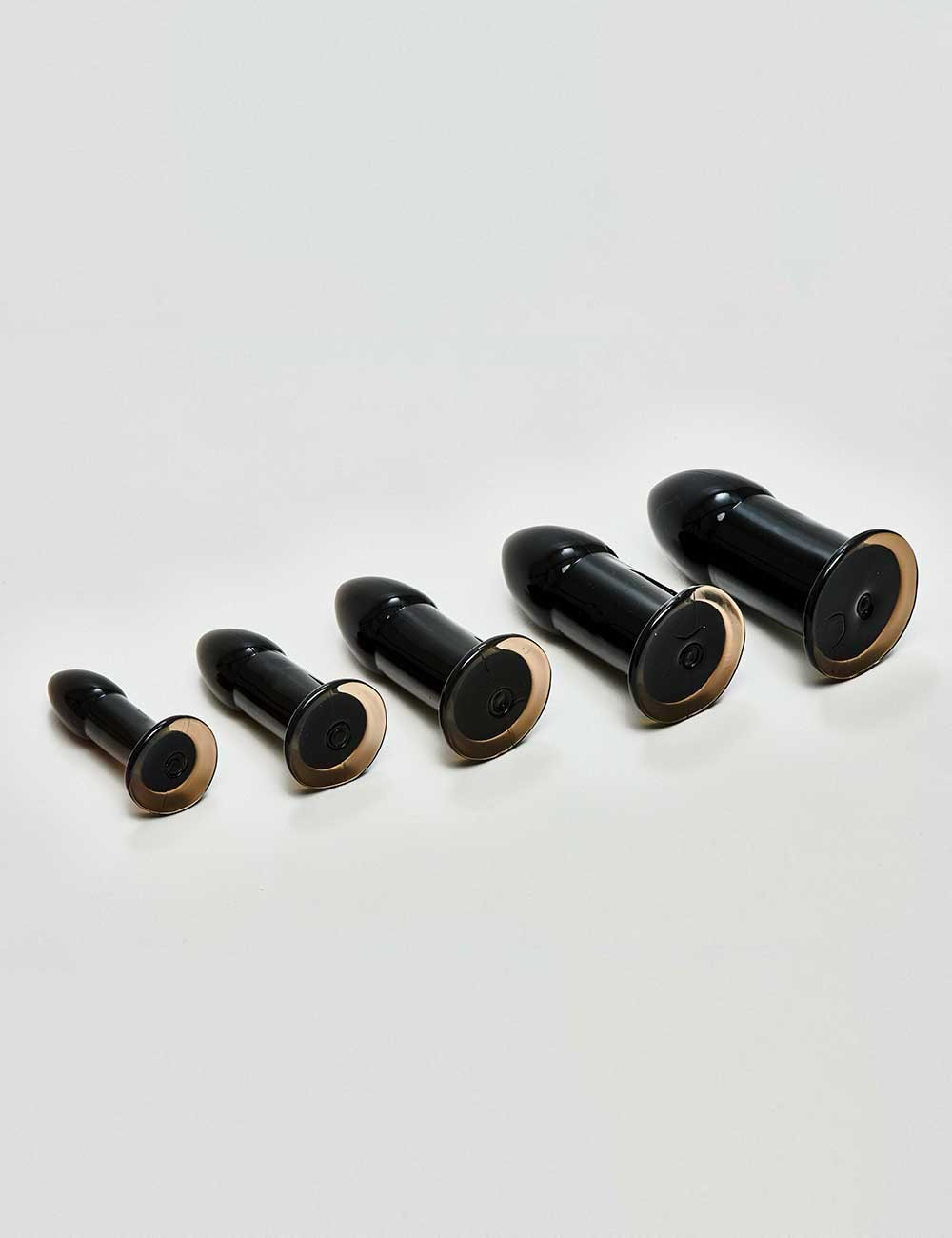 Pack Plugs Anales - Master Series - 5 Piezas - Negro